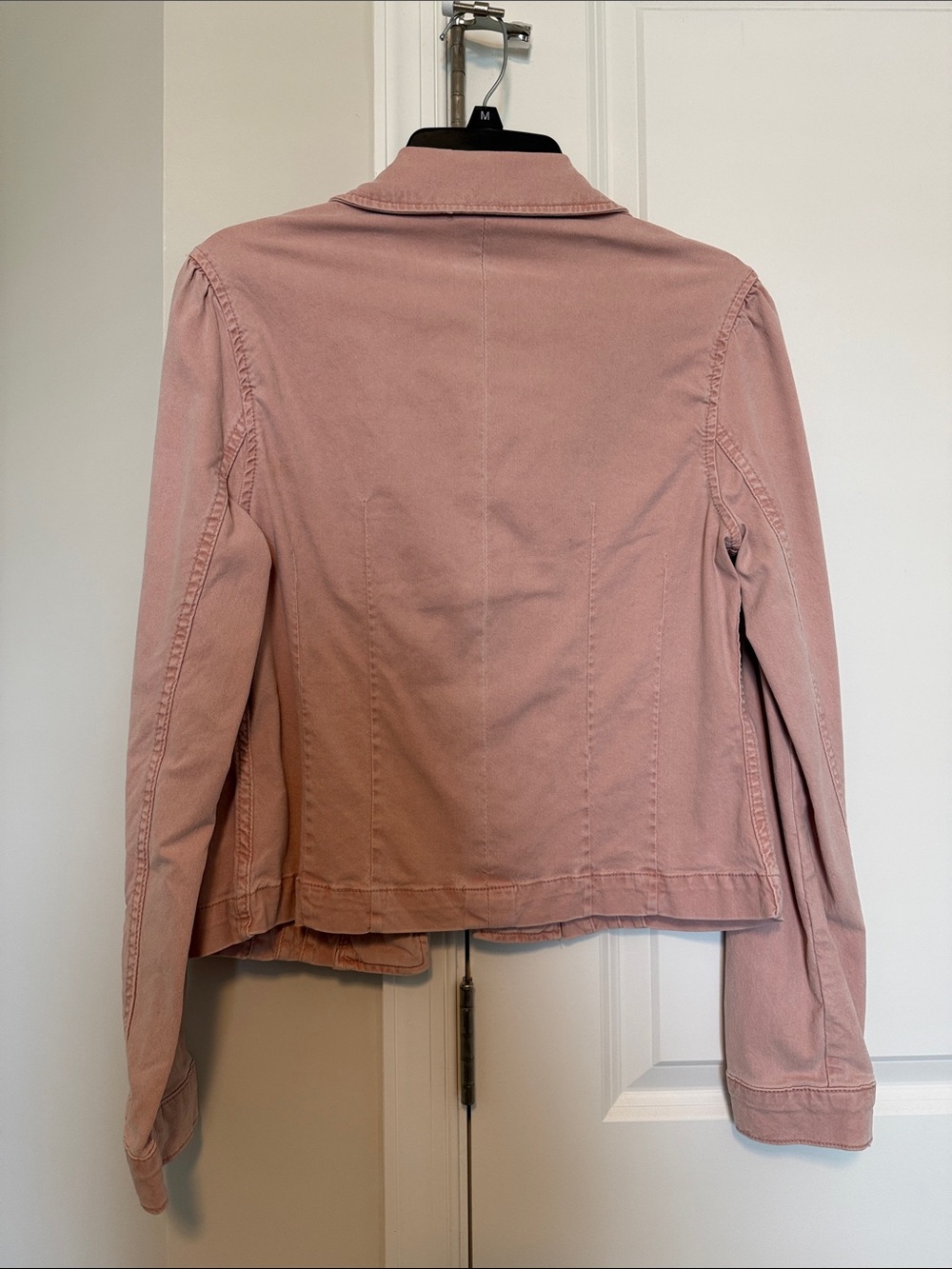 PAIGE Dusty Rose Utility Jean Jacket NWT medium - Picture 4 of 4